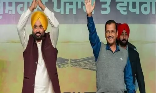 Kejriwal ने पंजाब निकाय चुनावों में ऐतिहासिक जीत के लिए भगवंत मान, आप कार्यकर्ताओं को बधाई दी