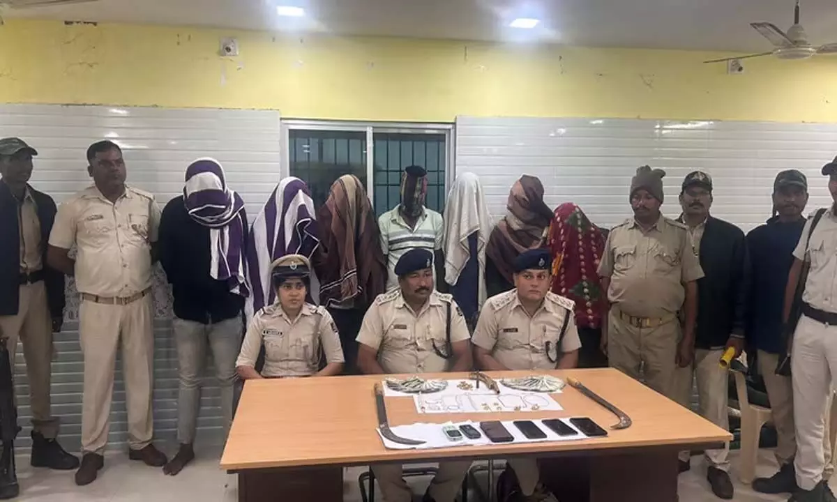 Odisha: औल पुलिस ने डकैती के आरोप में सात को गिरफ्तार किया