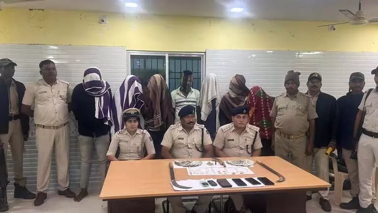 Odisha: औल पुलिस ने डकैती के आरोप में सात लोगों को किया गिरफ्तार