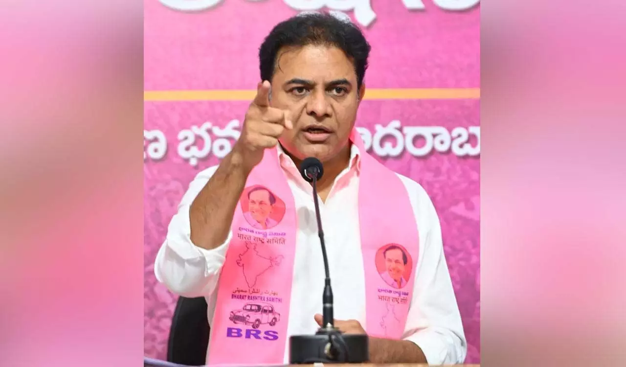 KTR ने किसानों से टीजी सरकार के खिलाफ आवाज उठाने को कहा