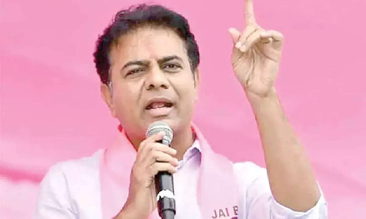 KTR ने किसानों से टीजी सरकार के खिलाफ आवाज उठाने को कहा