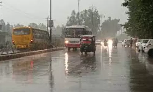 Weather: हरियाणा में हल्की बूंदाबांदी से गिरा पारा, फसलों को फायदा Weather: हरियाणा में हल्की बूंदाबांदी से गिरा पारा, फसलों को फायदा