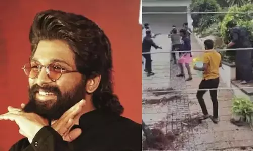 घर पर पत्थर फेंके जाने के बाद अल्लू अर्जुन का डर और बढ़ गया घर पर पत्थर फेंके जाने के बाद अल्लू अर्जुन का डर और बढ़ गया