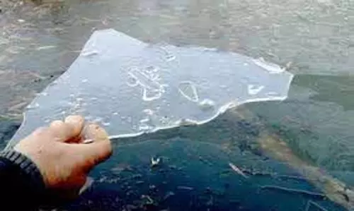 उत्तरी कश्मीर में वुलर झील 20 साल बाद आंशिक रूप से जमी