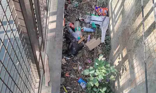 Himachal: स्काई वॉक के किनारे नाले में कूड़ा