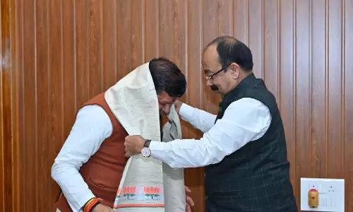 यूपी के राज्यमंत्री राकेश कुमार राठौड़ मिले डिप्टी सीएम अरुण साव से