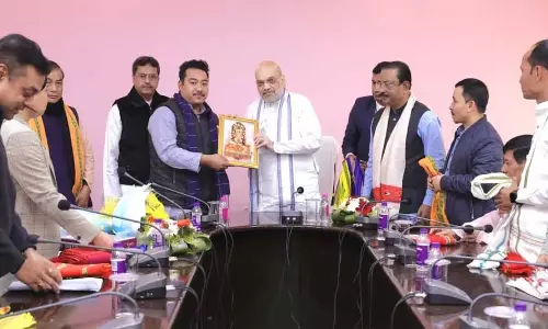 Tripura में भाजपा जनजातीय नेताओं के साथ बैठक की