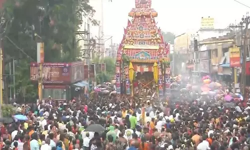 Madurai: मदुरै मीनाक्षी मंदिर में मार्गाज़ी अष्टमी रथ उत्सव मनाया गया