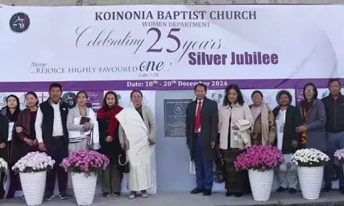 Nagaland :  कोइनोनिया बैपटिस्ट चर्च के महिला विभाग ने 25वीं वर्षगांठ मनाई