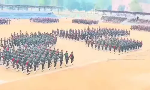 Assam के लाचित बोरफुकन पुलिस अकादमी से लगभग 1,984 मणिपुर पुलिस भर्ती स्नातक