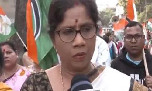 बंगाल में अंबेडकर के खिलाफ टिप्पणी को लेकर TMC का विरोध प्रदर्शन