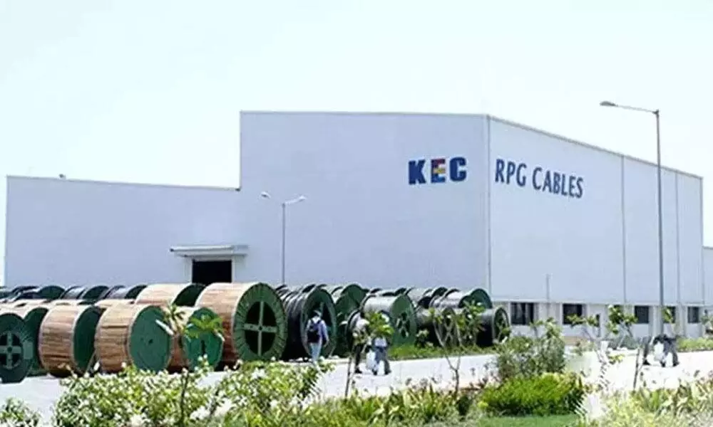 KEC इंटरनेशनल शेयर की कीमत में -3.38% कम