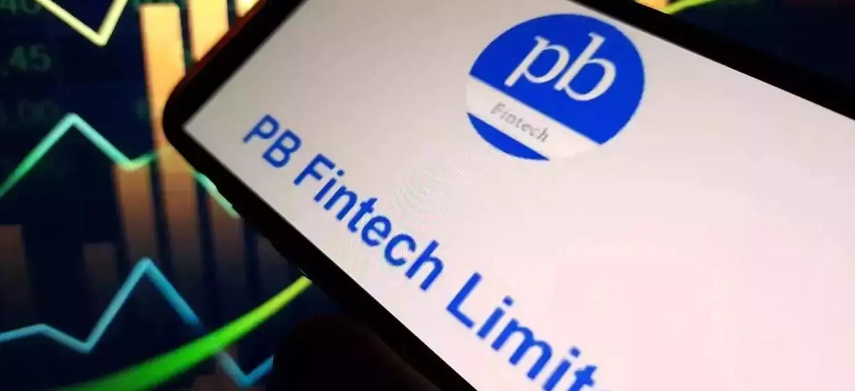 PB Fintech शेयर की कीमत में -3.05% कम