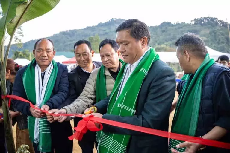 Arunachal के मुख्यमंत्री पेमा खांडू ने बेने आलो में नए