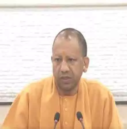 बाबा साहब का अपमान करना कांग्रेस का स्वभाव है, उन्हें माफी मांगनी चाहिए: UP CM Yogi