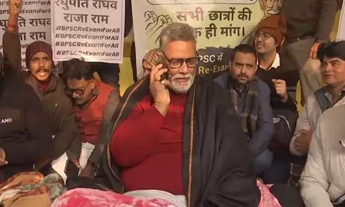 Bihar PSC अभ्यर्थियों ने अनिश्चितकालीन भूख हड़ताल जारी रखी, सांसद पप्पू यादव भी विरोध में शामिल हुए