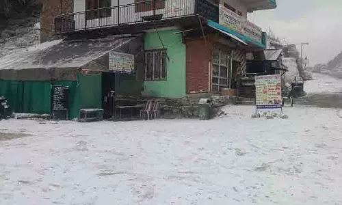 Chamba में बर्फबारी से किसान और बागवान खुश Chamba में बर्फबारी से किसान और बागवान खुश