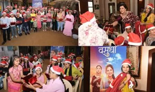 Asmi Dev, नौशीन अली सरदार और प्रिया ठाकुर ने सेट पर मनाया क्रिसमस