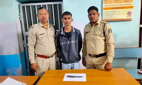 स्कूल के पीछे बड़ी वारदात को अंजाम देने वाला था चाकू से लैस युवक, पुरानी बस्ती पुलिस ने दबोचा