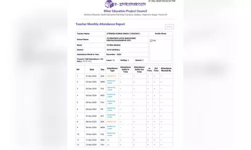 पुरुष शिक्षक को मिला मातृत्व अवकाश, हो रही चर्चा