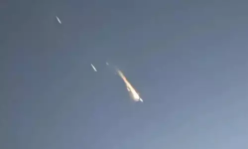 अमेरिका के ऊपर चीनी उपग्रह को शानदार आग के गोले में जलते हुए देखें, VIDEO...