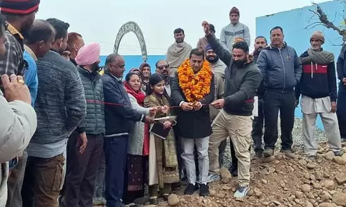 Jasrotia ने 22.60 लाख रुपये के विकास कार्यों की आधारशिला रखी