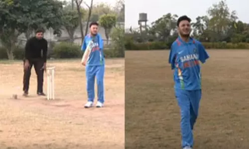अदाणी फाउंडेशन के योगदान से दिव्यांग क्रिकेटर आमिर हुसैन लोन का सपना हो रहा साकार