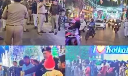 क्रिसमस के लिए Kolkata में सुरक्षा बढ़ाई गई