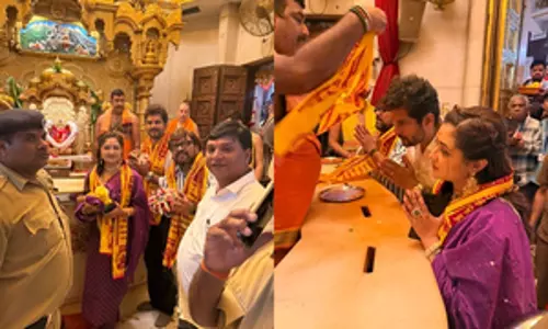 Rashmi Desai अपनी नई फिल्म के लिए आशीर्वाद लेने सिद्धिविनायक मंदिर गईं