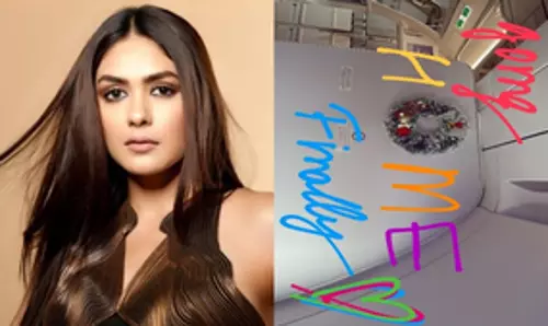 Mrunal Thakur ‘आखिरकार’ अपने ‘घर’ वापस आ गई
