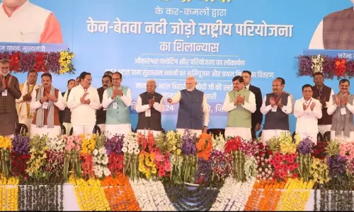 MP : प्रधानमंत्री मोदी ने केन-बेतवा नदी लिंक परियोजना की आधारशिला रखी