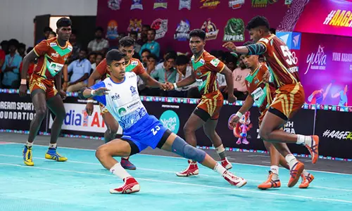 Youth Kabaddi Series: डिविजन 2 के मैचों में दूसरे दिन भी हाई स्कोरिंग मुकाबले देखने को मिले Youth Kabaddi Series: डिविजन 2 के मैचों में दूसरे दिन भी हाई स्कोरिंग मुकाबले देखने को मिले