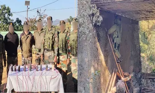 Manipur : सुरक्षा बलों ने इम्फाल-चुराचंदपुर मार्ग पर भारी मात्रा में विस्फोटक