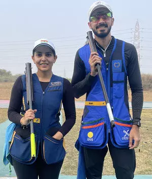 ओलंपियन महेश्वरी और अनंतजीत ने राजस्थान के लिए स्कीट मिश्रित टीम का राष्ट्रीय खिताब जीता