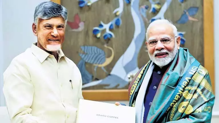 CM Chandrababu Naidu ने विजन-2047 को साकार करने के लिए पीएम मोदी से मदद मांगी