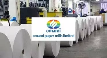 Emami Paper Mills शेयर की कीमत में -1.01% कम