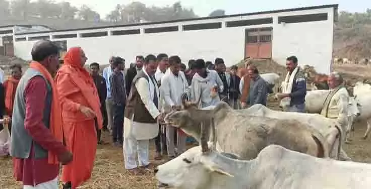 गौवंश भी एक तीर्थ हैं,गौ माता कामधेनु हैं: Swami सदाशिव नित्यानंद गिरी महाराज