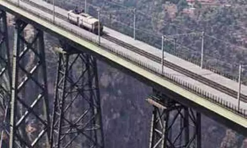 कटरा-रियासी सेक्शन पर मालगाड़ी का ट्रायल रन किया गया