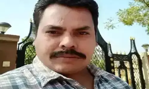 हादसे में सिर फटने से आरक्षक की मौत हादसे में सिर फटने से आरक्षक की मौत