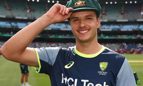 सैम कोंस्टास Australia के लिए टेस्ट में अर्धशतक बनाने वाले दूसरे सबसे युवा खिलाड़ी बन गए सैम कोंस्टास Australia के लिए टेस्ट में अर्धशतक बनाने वाले दूसरे सबसे युवा खिलाड़ी बन गए
