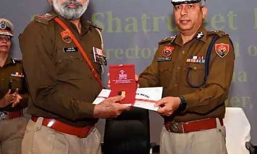 Haryana :  सात पुलिसकर्मियों को उत्तम सेवा पदक से सम्मानित किया गया