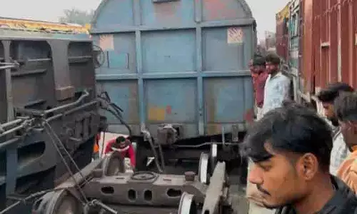 Fazilka में मालगाड़ी का डिब्बा पटरी से उतरा, चार मजदूरों को बचाया गया