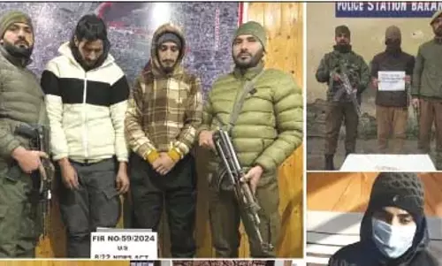 Kashmir में पुलिस ने 9 ड्रग तस्करों को गिरफ्तार किया