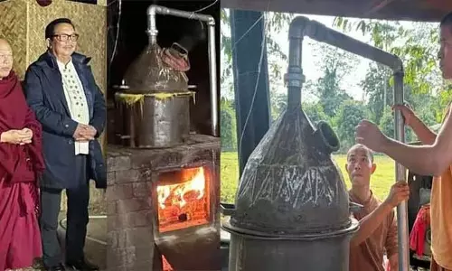 Arunachal के डिप्टी सीएम ने गोल्डन पैगोडा में ताई खामती सुगंधित हर्बल सौना स्नान का अनावरण किया