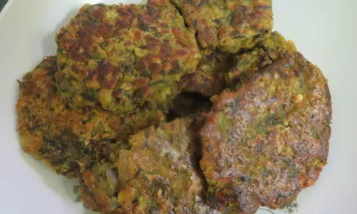 सब्जियों के साथ पालक टिक्की रेसिपी