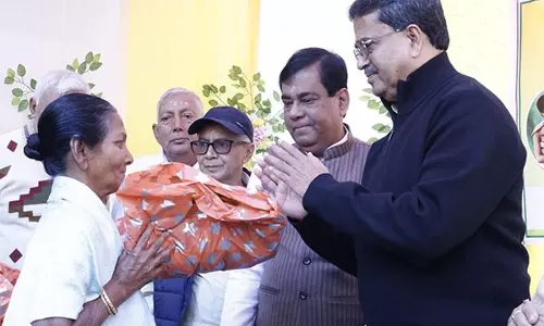 Tripura के मुख्यमंत्री साहा ने वंचित व्यक्तियों को कंबल वितरित किए