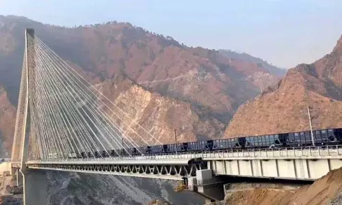 Katra-Riyasi सेक्शन पर मालगाड़ी का ट्रायल रन किया गया Katra-Riyasi सेक्शन पर मालगाड़ी का ट्रायल रन किया गया