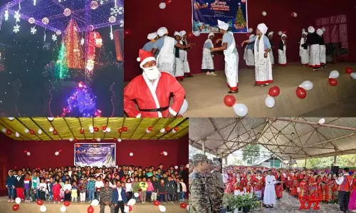 Nagaland : पूर्वोत्तर राज्यों में क्रिसमस पारंपरिक उत्साह और जोश के साथ मनाया गया