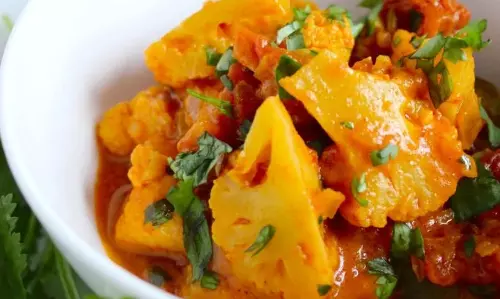 शाकाहारी फूलगोभी करी रेसिपी