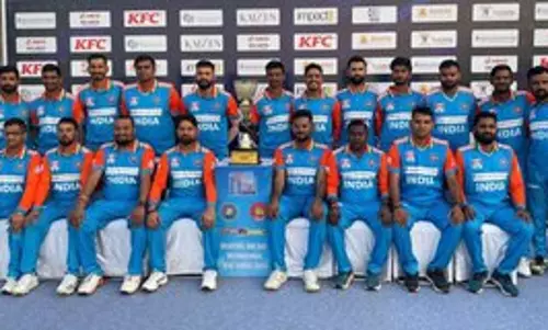 India ने पुरुषों की बधिर टी20आई त्रिकोणीय श्रृंखला और वनडे के लिए टीम की घोषणा की India ने पुरुषों की बधिर टी20आई त्रिकोणीय श्रृंखला और वनडे के लिए टीम की घोषणा की